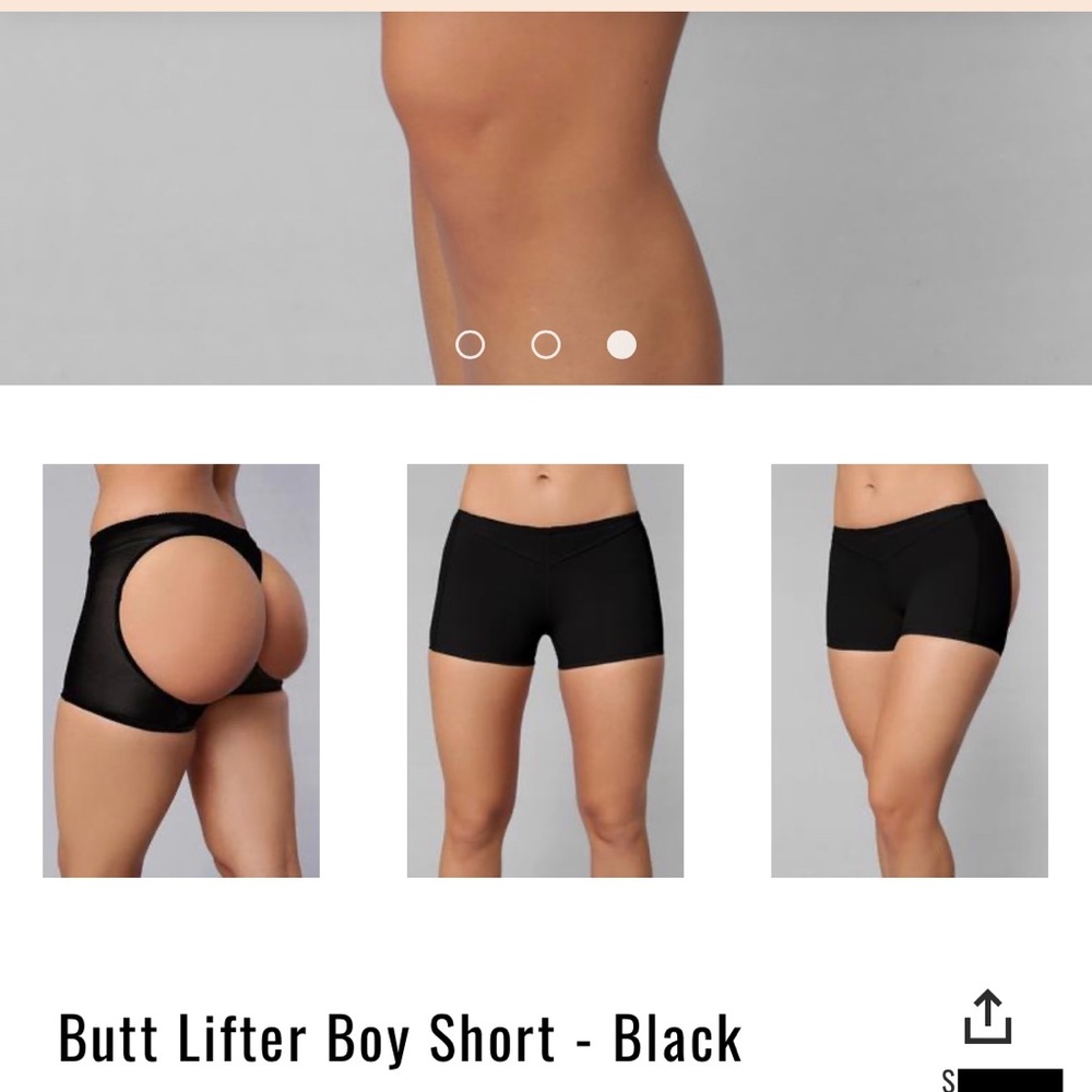 Booty lifter boy short